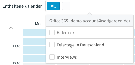 Smart Calendar - Kalender verbinden – softgarden Happy Customers